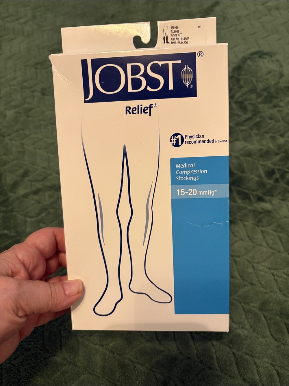 Jobst Compression Stockings Over The Knee Beige XL